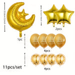 11pcs Eid Mubarak Ramadan Kareem Balloon Decoration Set-1
