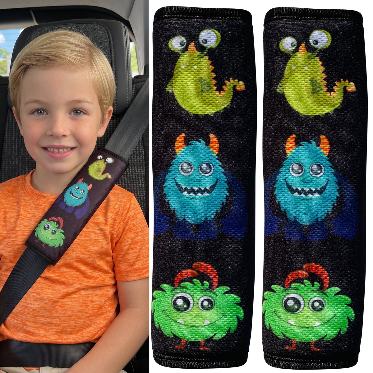 Auto Gurtschutz Monster