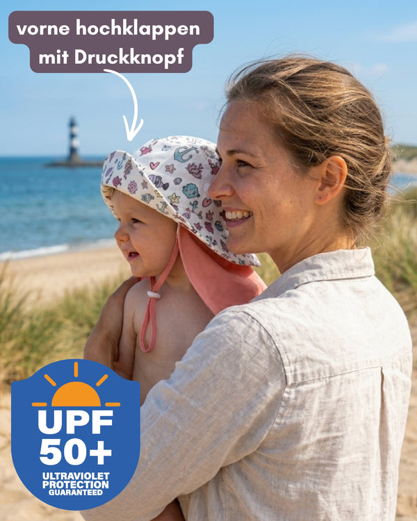 Baby Sonnenhut Meerjungfrau 6 - 24 Monate