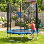 Trampoline d'extérieur avec filet de sécurité Ø180 cm pour enfants et adultes