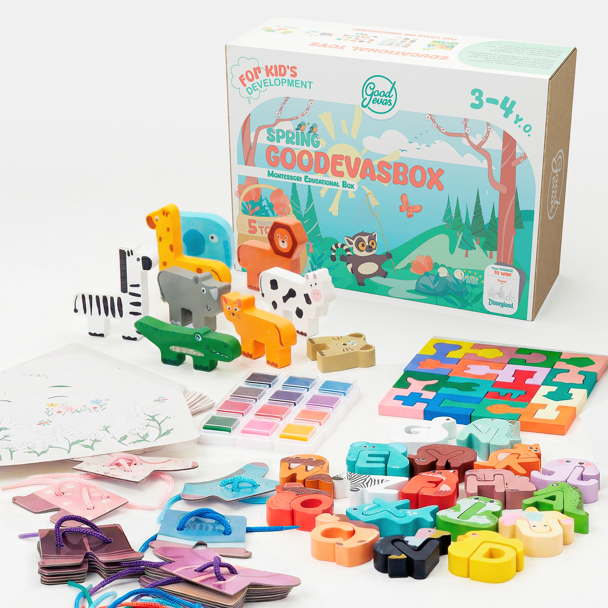 Frühlings-Spielset (3–4 Jahre) — GoodevasBox