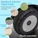 Tracteur électrique avec remorque amovible, pour enfants de 3 à 6 ans avec télécommande MP3 musique affichage lumières